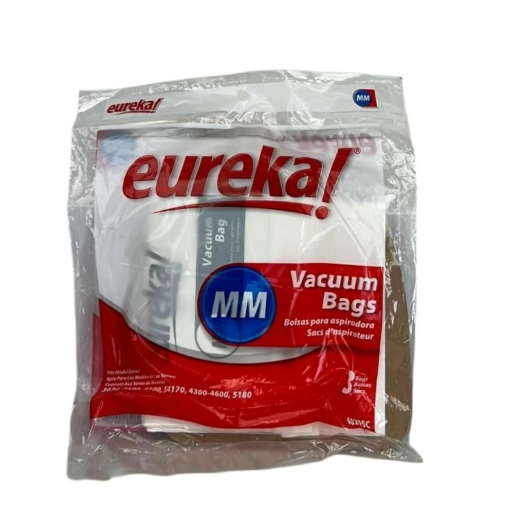 Eureka MM Vacuum Bags 3 Count Bagged Upright Cleaner Household‎ Dust Filtration